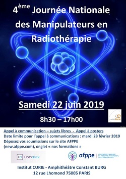4 ème Journée Nationale des Manipulateurs en Radiothérapie